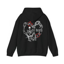 Load image into Gallery viewer, &#39;TILL DEATH HOODIE (red)
