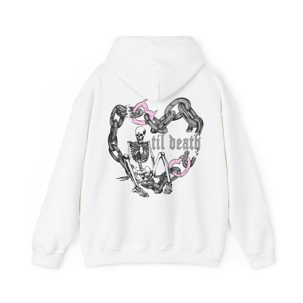 'TIL DEATH HOODIE (pink)