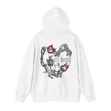 Load image into Gallery viewer, &#39;TILL DEATH HOODIE (red)
